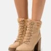 Anna Field Leather - Veterboots - Beige 1 Anna Field Leather - Veterboots - Beige -Anna Field 15dddc56386e4f3282bc12dfa9e3f33d