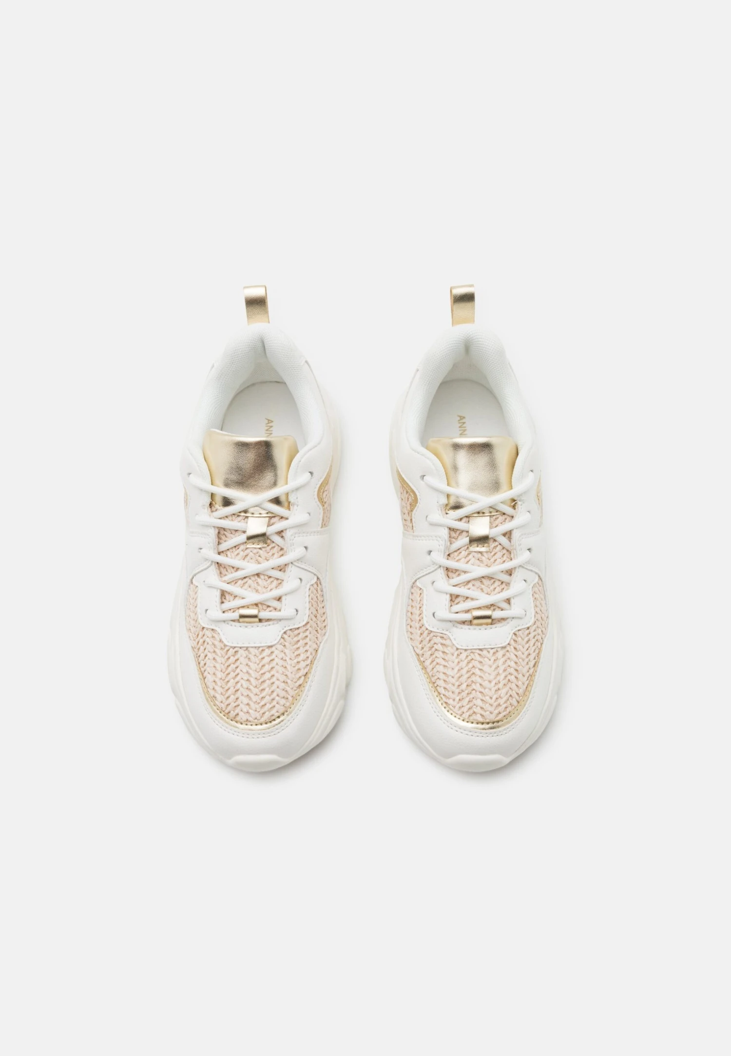 Anna Field Sneakers Laag - White/Gold 8 Anna Field Sneakers Laag - White/Gold - Afbeelding 6