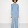 Anna Field Wide Leg - Pyjama - Blue 2 Anna Field Wide Leg - Pyjama - Blue -Anna Field 7a75ca5a6e6041568a9ddb6d4ed9b912