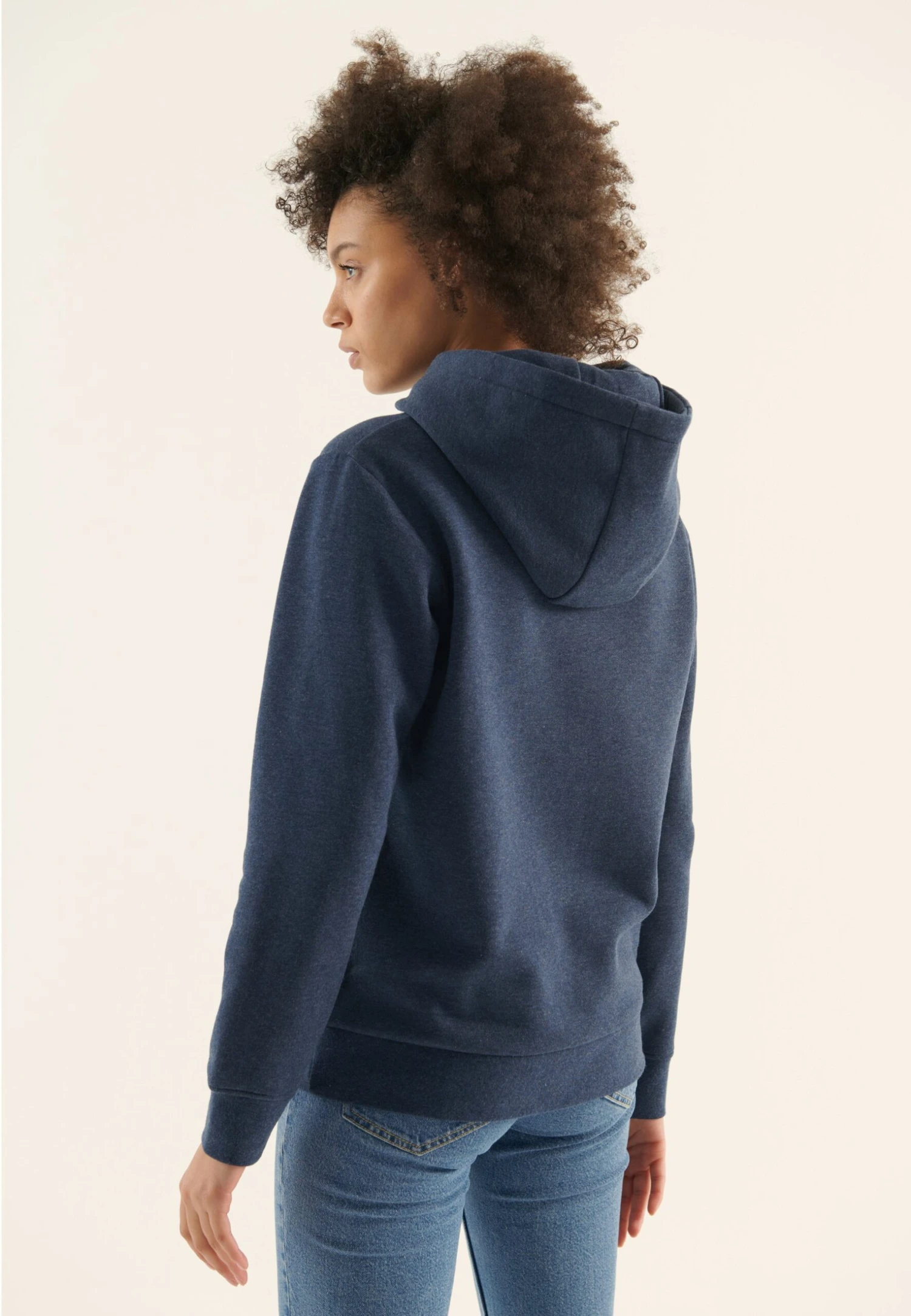 Anna Field Hoodie - Dark Blue/Mottled Blue 5 Anna Field Hoodie - Dark Blue/Mottled Blue - Afbeelding 3