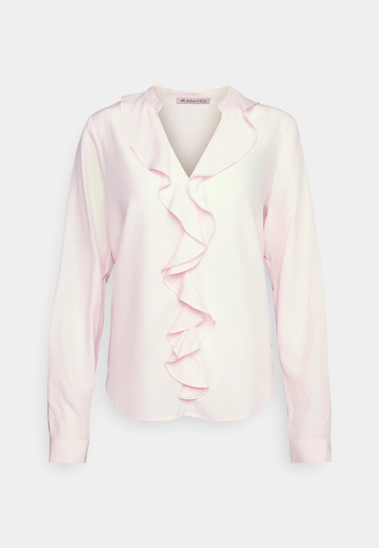 Anna Field Blouse With Frontal Volant - Blouse - Pink 3 Anna Field Blouse With Frontal Volant - Blouse - Pink