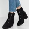 Anna Field Winter Boot - Enkellaarsjes Met Plateauzool - Black -Anna Field e1d63faadbe5493aae8ee5fe1252755c